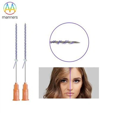 মুখ ভর্তি জন্য 29G 38mm থ্রেড PDO সূঁচ