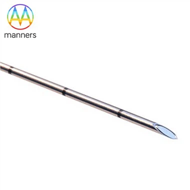 রেডিও সংবেদনশীল চিহ্নিতকারীদের সাথে ট্রোকার টিপ সুই