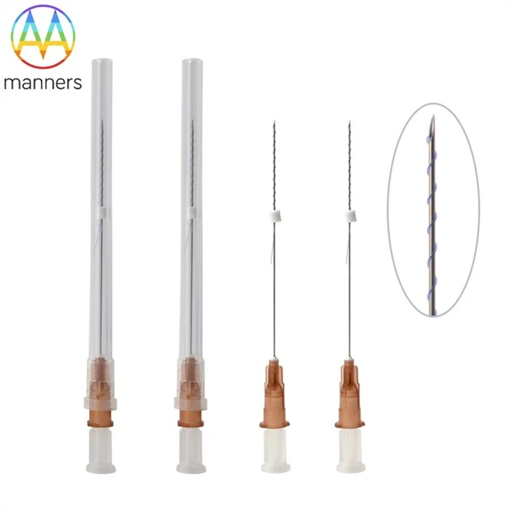 PDO Suture Cog Thread Lift Needle